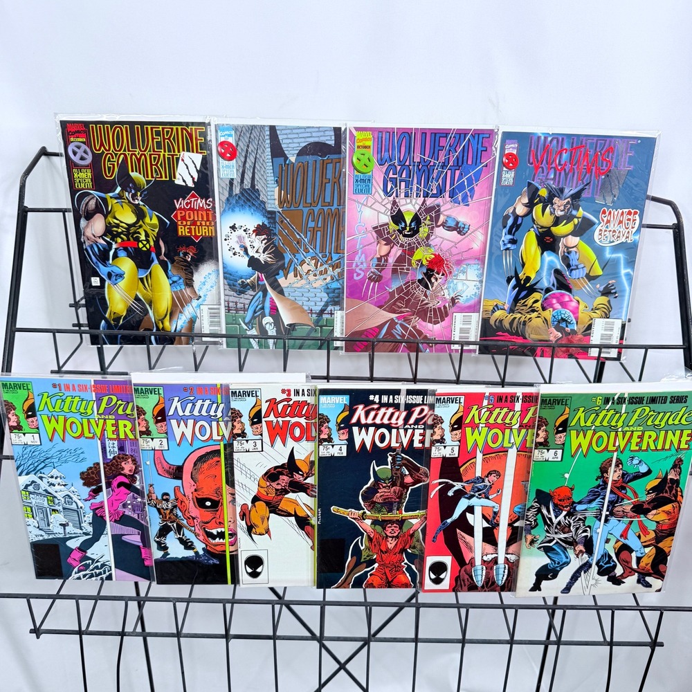 Marvel Wolverine Kitty Pryde 1-6 & Wolverine Gambit Victims 1-4 Comic Book Lot
